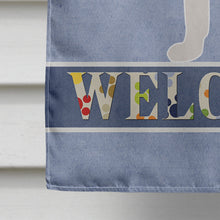 Load image into Gallery viewer, Greenland Dog Welcome Flag Canvas House Size BB8338CHF