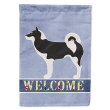 Load image into Gallery viewer, Greenland Dog Welcome Flag Canvas House Size BB8338CHF