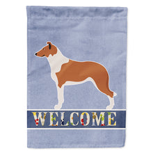 Load image into Gallery viewer, Smooth Collie Welcome Flag Canvas House Size BB8342CHF