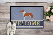 Load image into Gallery viewer, Smooth Collie Welcome Doormat - 24x36 Decorative Floor Mat – Indoor/Outdoor Rug with Artistic Flair BB8342JMAT