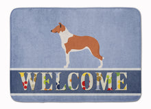 Load image into Gallery viewer, Smooth Collie Welcome Machine Washable Memory Foam Mat BB8342RUG