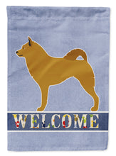 Load image into Gallery viewer, Finnish Spitz Welcome Garden Flag - Outdoor Decorative Yard Flag BB8343GF