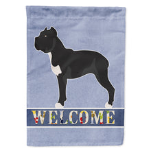 Load image into Gallery viewer, Cane Corso Welcome Flag Canvas House Size BB8345CHF