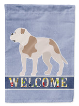 Load image into Gallery viewer, American Bulldog Welcome Garden Flag - Outdoor Decorative Yard Flag BB8348GF