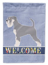 Load image into Gallery viewer, Schnauzer Welcome Garden Flag - Outdoor Decorative Yard Flag BB8350GF