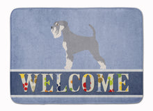 Load image into Gallery viewer, Schnauzer Welcome Machine Washable Memory Foam Mat BB8350RUG
