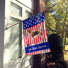 Load image into Gallery viewer, American Foxhound American Flag Canvas House Size BB8352CHF