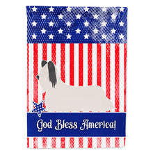 Load image into Gallery viewer, Skye Terrier American Flag Canvas House Size BB8359CHF