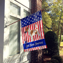 Load image into Gallery viewer, Smooth Fox Terrier American Flag Canvas House Size BB8360CHF