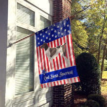 Load image into Gallery viewer, German Shorthaired Pointer American Flag Canvas House Size BB8364CHF