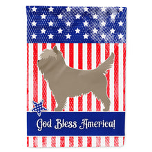 Load image into Gallery viewer, Cairn Terrier American Flag Canvas House Size BB8367CHF