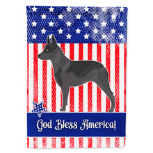 Load image into Gallery viewer, Australian Cattle Dog American Flag Canvas House Size BB8370CHF