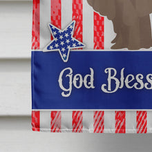 Load image into Gallery viewer, Bergamasco Shepherd American Flag Canvas House Size BB8372CHF
