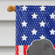 Load image into Gallery viewer, Black Russian Terrier American Flag Canvas House Size BB8374CHF