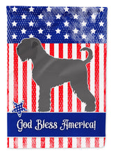 Load image into Gallery viewer, Black Russian Terrier American Garden Flag - Outdoor Decorative Yard Flag BB8374GF