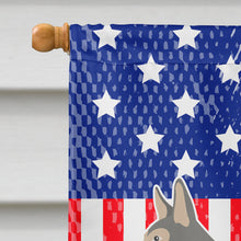 Load image into Gallery viewer, Saarloos Wolfdog American Flag Canvas House Size BB8377CHF