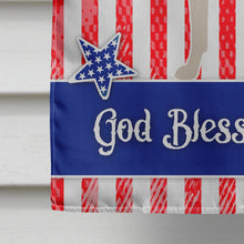 Load image into Gallery viewer, Saarloos Wolfdog American Flag Canvas House Size BB8377CHF