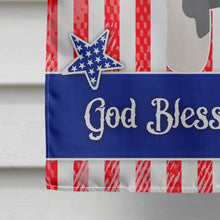 Load image into Gallery viewer, Miniature Schnauzer American Flag Canvas House Size BB8379CHF