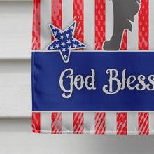 Load image into Gallery viewer, Groenendael Belgian Shepherd American Flag Canvas House Size BB8382CHF