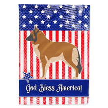 Load image into Gallery viewer, Belgian Tervuren American Flag Canvas House Size BB8384CHF