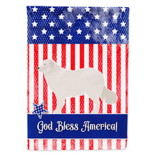 Load image into Gallery viewer, Kuvasz American Flag Canvas House Size BB8386CHF