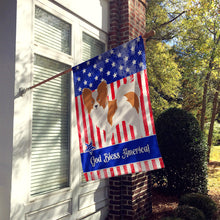 Load image into Gallery viewer, Papillon American Flag Canvas House Size BB8391CHF