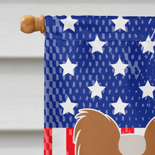Load image into Gallery viewer, Papillon American Flag Canvas House Size BB8391CHF