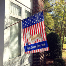 Load image into Gallery viewer, Dandie Dinmont Terrier American Flag Canvas House Size BB8393CHF