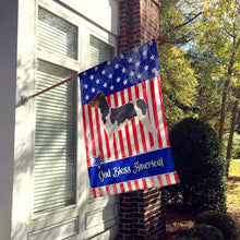 Load image into Gallery viewer, Brazilian Terrier American Flag Canvas House Size BB8396CHF