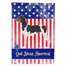 Load image into Gallery viewer, Brazilian Terrier American Flag Canvas House Size BB8396CHF