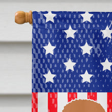Load image into Gallery viewer, Toy Poodle American Flag Canvas House Size BB8397CHF