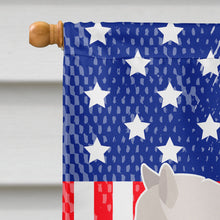 Load image into Gallery viewer, German Spitz American Flag Canvas House Size BB8398CHF