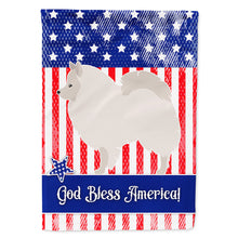 Load image into Gallery viewer, German Spitz American Flag Canvas House Size BB8398CHF