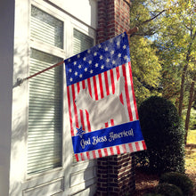 Load image into Gallery viewer, Westie American Flag Canvas House Size BB8399CHF