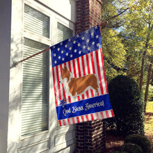 Load image into Gallery viewer, Pembroke Welsh Corgi American Flag Canvas House Size BB8401CHF
