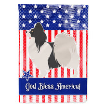 Load image into Gallery viewer, Papillon American Flag Canvas House Size BB8403CHF