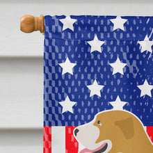 Load image into Gallery viewer, Belgium Mastiff American Flag Canvas House Size BB8408CHF
