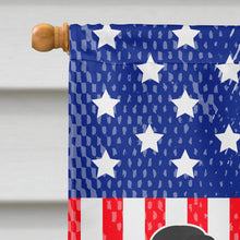 Load image into Gallery viewer, Broholmer Danish Mastiff American Flag Canvas House Size BB8409CHF