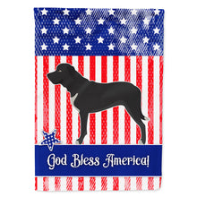 Load image into Gallery viewer, Broholmer Danish Mastiff American Flag Canvas House Size BB8409CHF