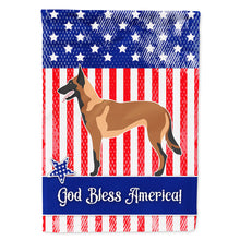 Load image into Gallery viewer, Malinois Belgian Shepherd  American Flag Canvas House Size BB8413CHF