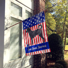Load image into Gallery viewer, Labradoodle American Flag Canvas House Size BB8418CHF