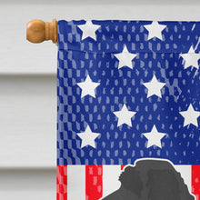 Load image into Gallery viewer, Labradoodle American Flag Canvas House Size BB8418CHF