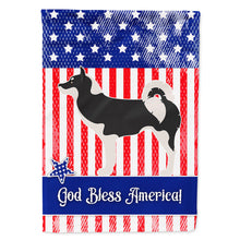 Load image into Gallery viewer, Greenland Dog American Flag Canvas House Size BB8419CHF