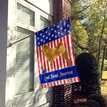 Load image into Gallery viewer, Finnish Spitz American Flag Canvas House Size BB8424CHF