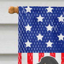 Load image into Gallery viewer, Majorca Shepherd Dog American Flag Canvas House Size BB8427CHF