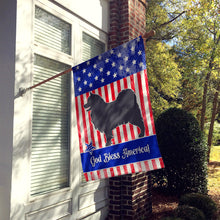 Load image into Gallery viewer, Swedish Lapphund American Flag Canvas House Size BB8428CHF