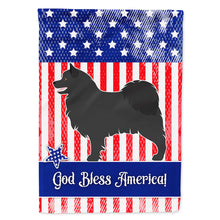 Load image into Gallery viewer, Swedish Lapphund American Flag Canvas House Size BB8428CHF