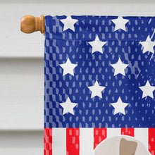 Load image into Gallery viewer, American Bulldog American Flag Canvas House Size BB8429CHF