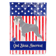 Load image into Gallery viewer, Schnauzer American Flag Canvas House Size BB8431CHF