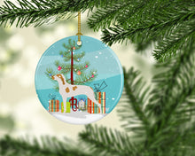 Load image into Gallery viewer, Ariege Pointer Christmas Ornament - Round Ceramic Ornament – Artist-Designed Keepsake Decoration BB8434CO1